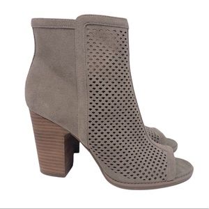 Lucky Brand Peep toe booties